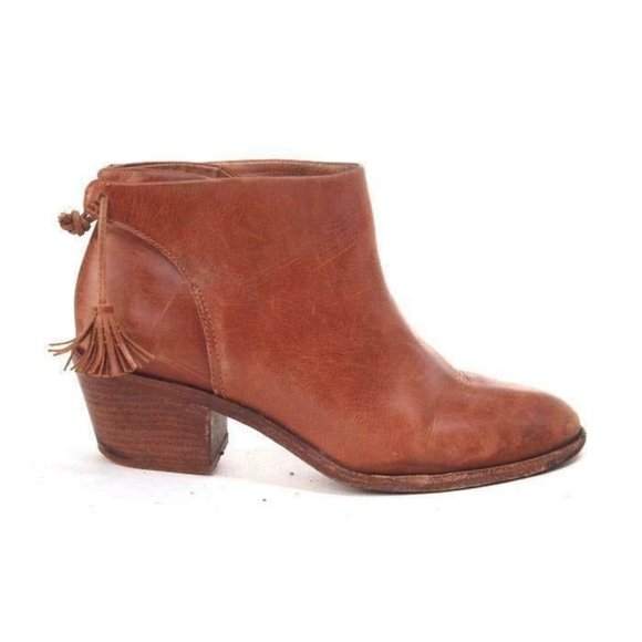 Madewell Shoes - madewell ankle boots leather tassels 9.5